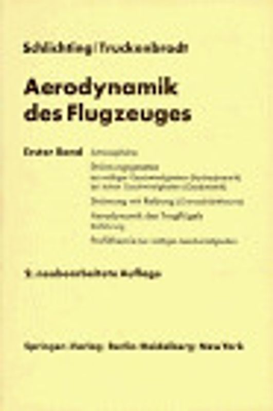 Aerodynamik des Flugzeuges
