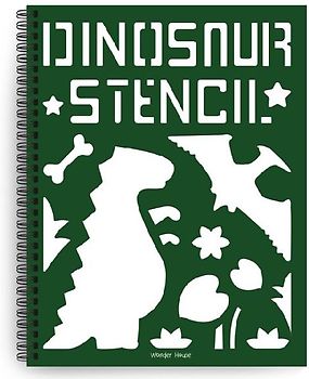 Stencil Book: Dinosaur