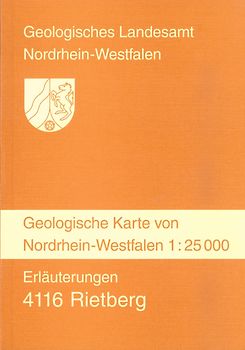 Geologische Karten von Nordrhein-Westfalen 1:25000 / Rietberg