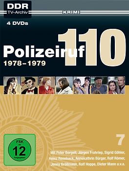 Polizeiruf 110 - Box 7: 1978-1979 ( DDR TV-Archiv - 4 DVDs ) DVD