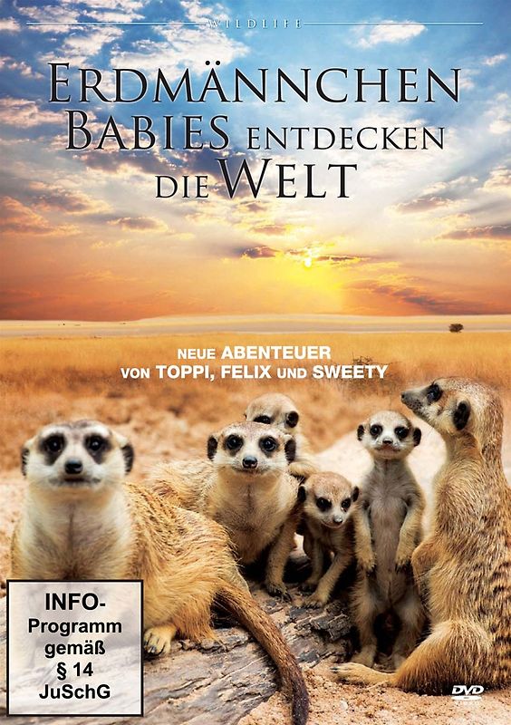 Erdmännchen-Babies entdecken die Welt DVD