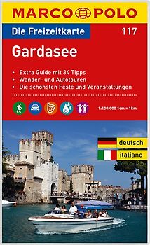 MARCO POLO Freizeitkarte Blatt 117 Gardasee 1:100 000