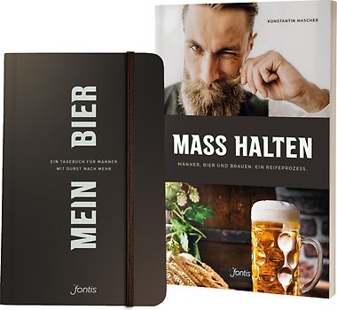 Paket: Sachbuch "MASS HALTEN" plus Tagebuch "MEIN BIER"