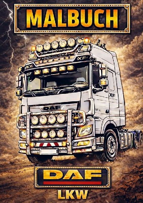 Malbuch, DAF Lkw