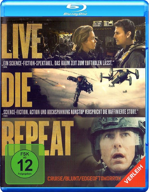 Edge of Tomorrow - Live.Die.Repeat Blu-ray Disc