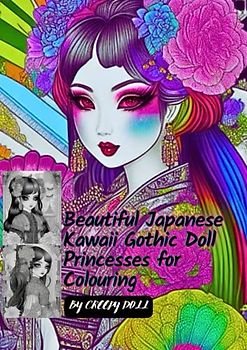 Beautiful Japanese Kawaii Gothic Doll Princesses for Colouring