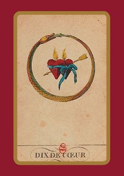 Carnet Blanc, Cartomancie, Dix de Coeur, 18e Siècle