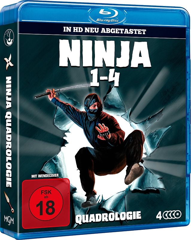 Ninja 1-4 Quadrologie Box-Edition Blu-ray Disc