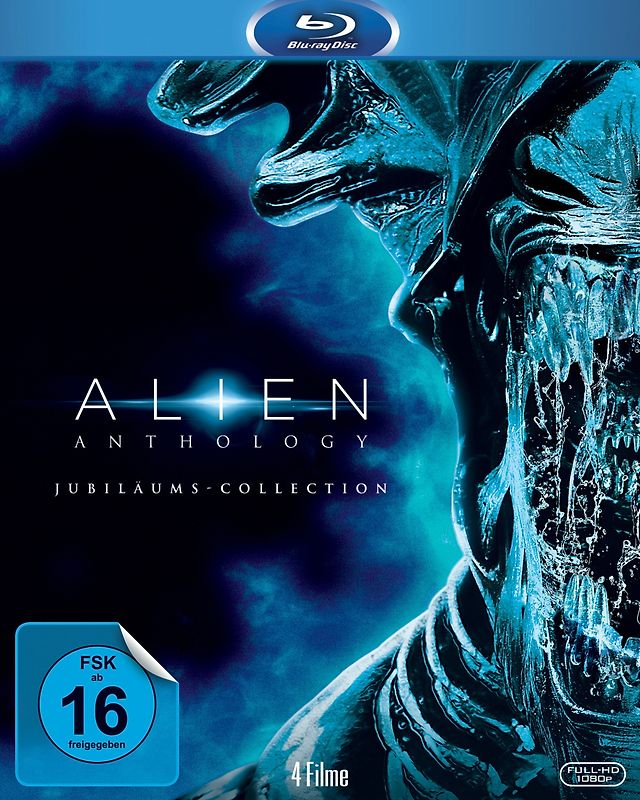 Alien Teil 1 - 4 [Jubiläums Collection, 4 Discs] Blu-ray Disc