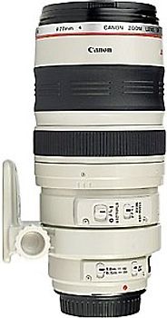 Canon EF 100-400 mm F4.5-5.6 IS L USM 77 mm Objectif (adapté à Canon EF) blanc