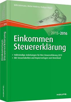 Einkommensteuererklärung 2015/2016