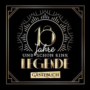 18 Jahre und schon eine Legende: Gästebuch zum 18.Geburtstag für Mann oder Frau - 18 Jahre Geschenk & Deko - Buch zum Eintragen für Wünsche und Fotos der Gäste