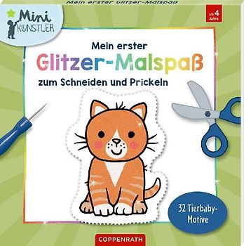 Mein erster Glitzer-Malspaß zum Schneiden und Prickeln