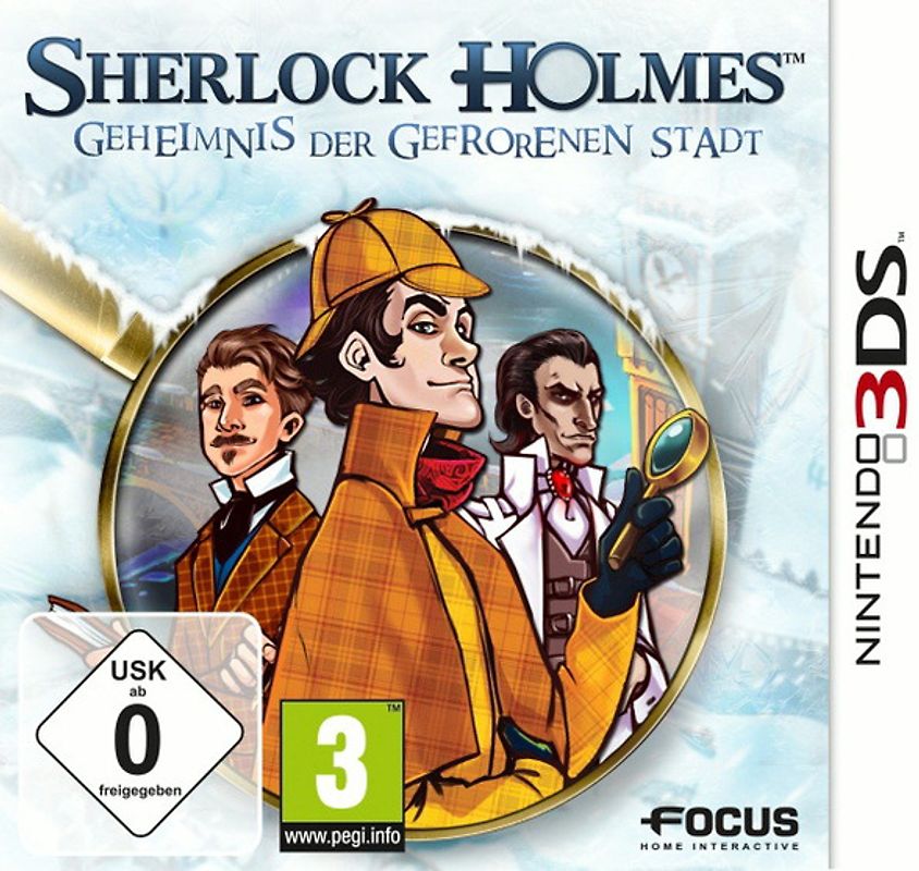 Sherlock Holmes: Geheimnis der gefrorenen Stadt Nintendo 3DS