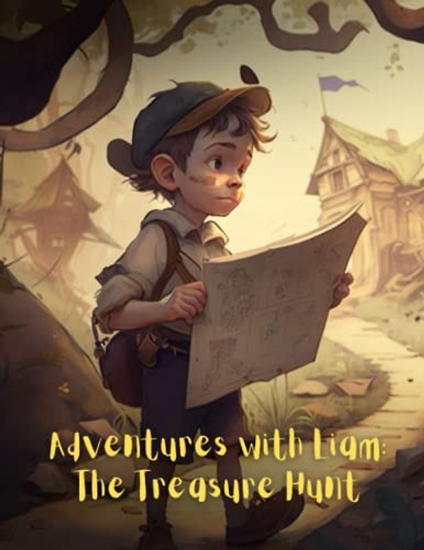 Adventures with Liam: The Treasure Hunt, adventure story for kids, children aged 6 to 10 years old.