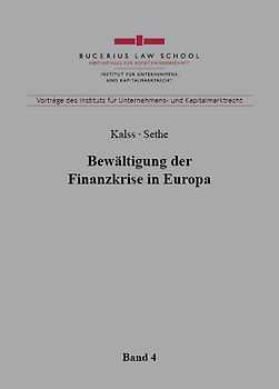 Bewältigung der Finanzkrise in Europa