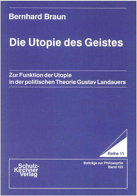 Die Utopie des Geistes