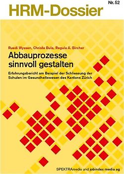 Abbauprozesse gestalten