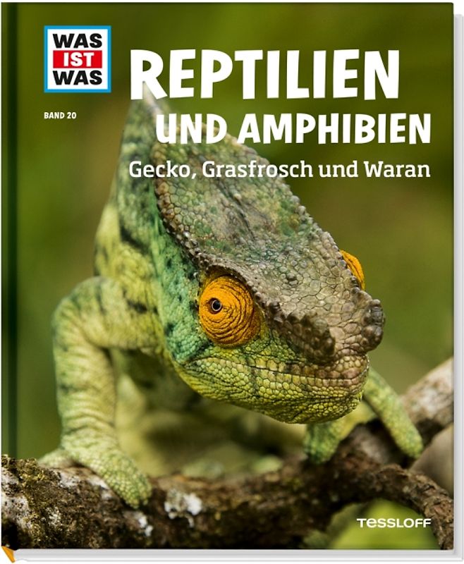 WAS IST WAS Band 20 Reptilien und Amphibien. Gecko, Grasfrosch und Wa