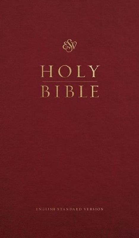 ESV Church Bible, Large Print (Hardcover, Burgundy)