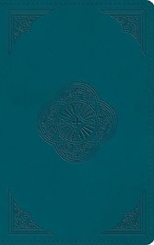 ESV Thinline Bible, Red Letter (Trutone, Deep Teal, Rotunda Design)