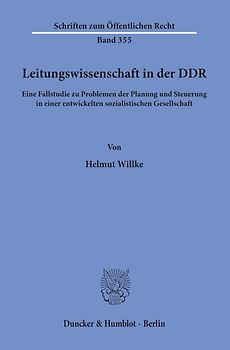 Leitungswissenschaft in der DDR.