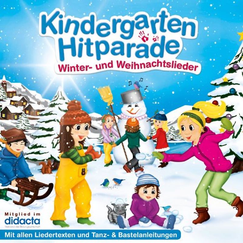 Various - Die Kindergarten Hitparade - 3: Winter- & Weihnachtslieder (+ Texte, Spieltipps)