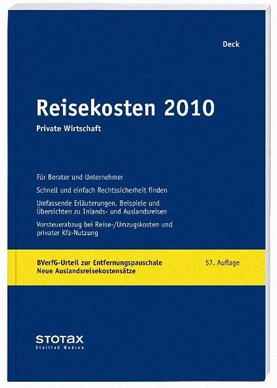 Reisekosten 2010