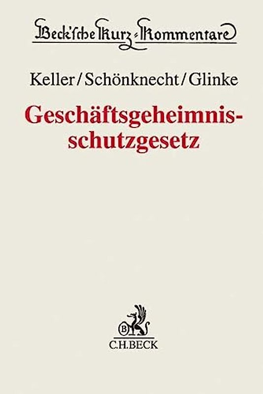 Geschäftsgeheimnisschutzgesetz. GeschGehG