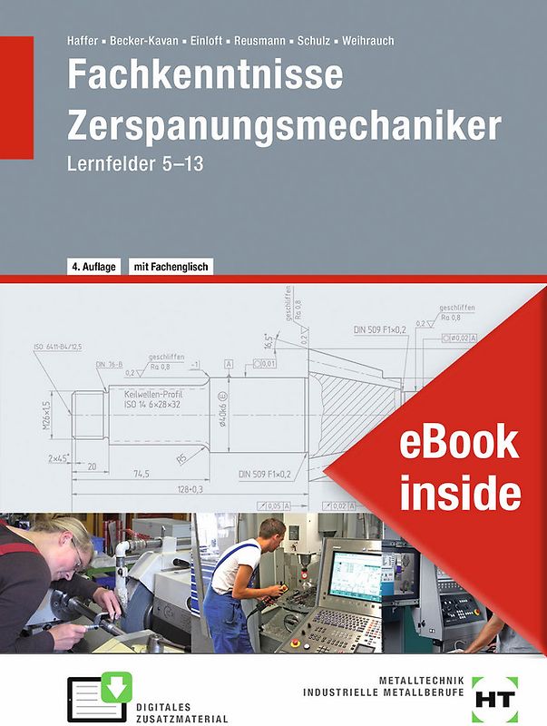 eBook inside: Buch und eBook Fachkenntnisse Zerspanungsmechaniker