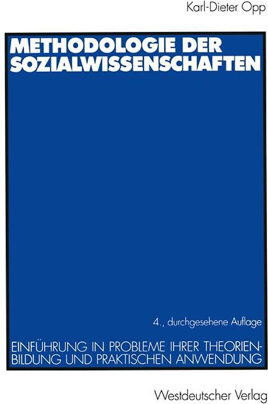 Methodologie der Sozialwissenschaften