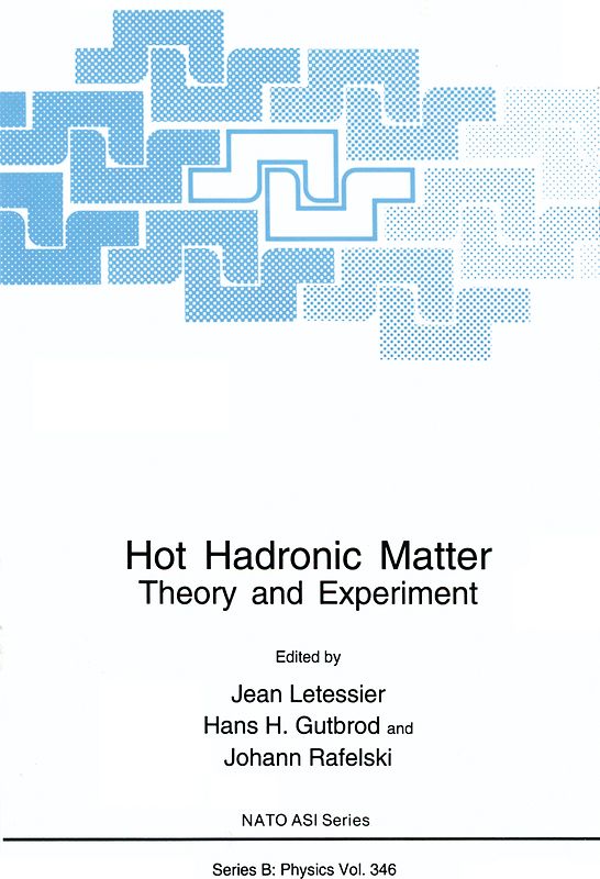 Hot Hadronic Matter