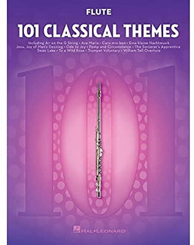 101 Classical Themes -For Flute- (Book): Noten, Sammelband für Flöte