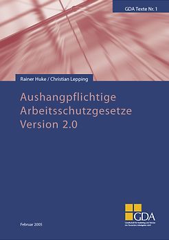Aushangpflichtige Arbeitsschutzgesetze