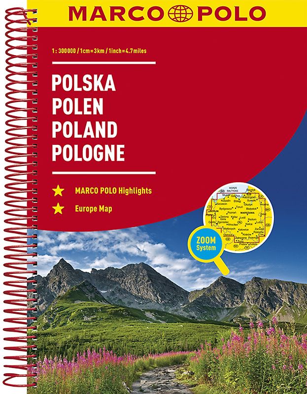 MARCO POLO Reiseatlas Polen 1:300.000