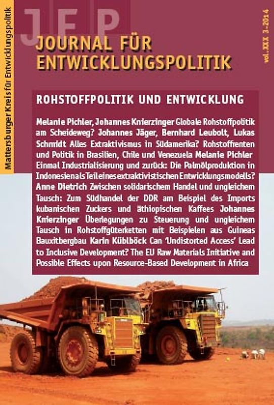 Journal für Entwicklungspolitik 3/2014