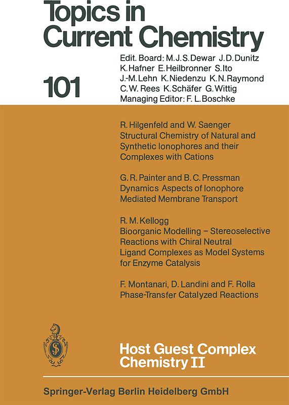 Host Guest Complex Chemistry II