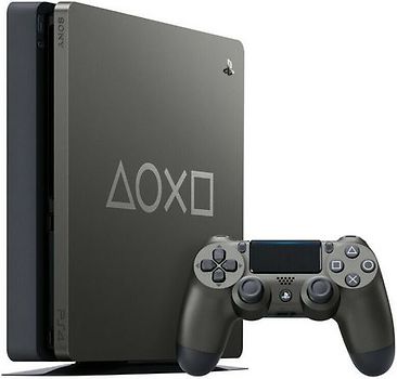 Sony PlayStation 4 slim 1 TB [Days of Play Limited Edition inkl. Wireless Controller] steel black
