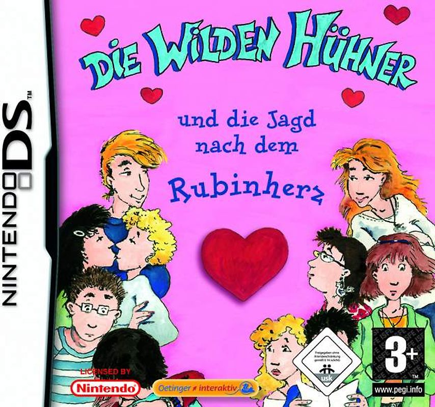 Die wilden Hühner - Jagd nach dem Rubinherz Nintendo DS