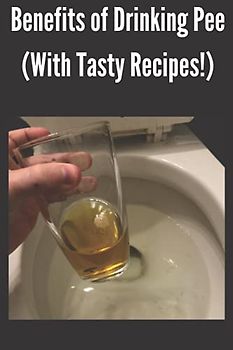 Benefits of Drinking Pee! Prank Blank Notebook Gag Gift Book Empty 6x9 Blank Page Notebook Black Color (Prank Notebooks - Gag Gift Surprise Joke Books for Shock Value)