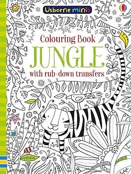 Colouring Book Jungle with Rub Down Transfers (Usborne Mini Books) (Usborne Minis)