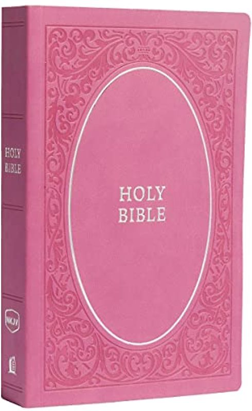 NKJV, Holy Bible, Soft Touch Edition, Imitation Leather, Pink, Comfort Print