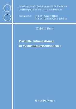 Partielle Informationen in Währungskrisenmodellen
