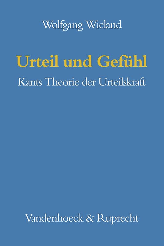 Urteil und Gefühl