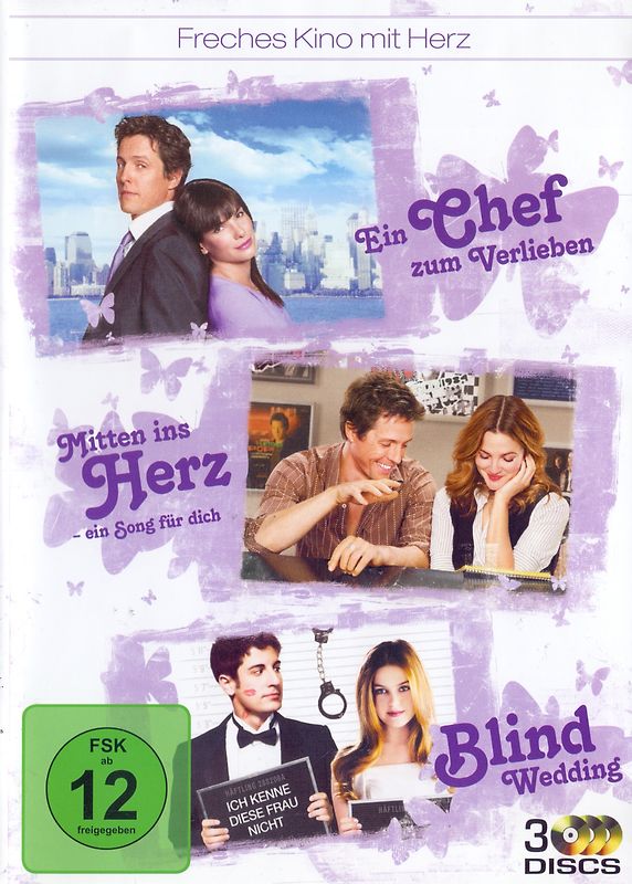 Ein in Chef zum verlieben / Mitten ins Herz / Blind Wedding [3 DVDs] DVD