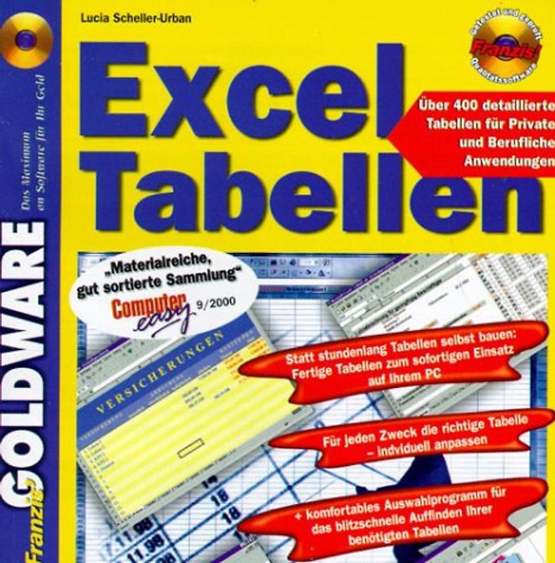Excel Tabellen (JC). CD- ROM für Windows 95/98/ NT - Lucia Scheller-Urban
