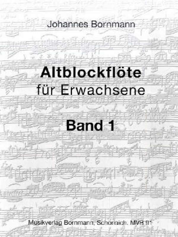 Altblockflöte für Erwachsene - Band 1