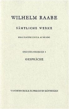 Sämtliche Werke. Bände 1-20 und Ergänzungs-Bände 1-5 / Gespräche