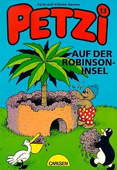 Petzi auf der Robinson-Insel