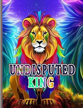 UNDISPUTED KING: Lion Art Therapy for Adults and Big Cats Lovers